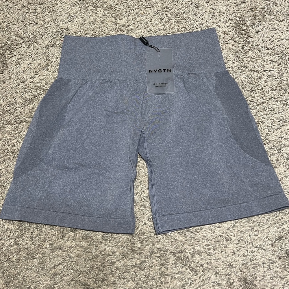 Grey NVGTN Contour Seamless Shorts